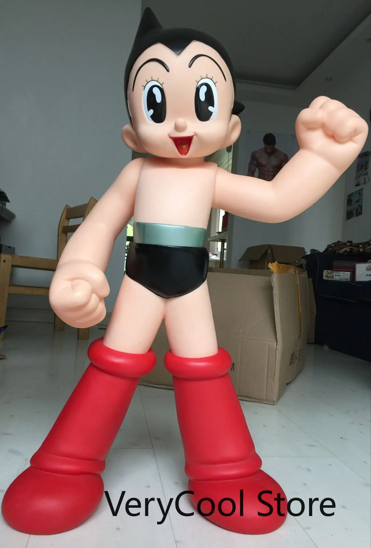 Гигантский Размер хороший аниме Астро мальчик фигура Tetsuwan Atom статуя 80 см
