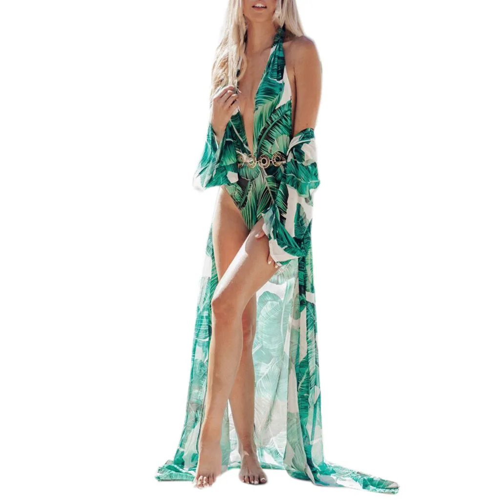 Bikini Set 2019 Women Swimsuit Bikini Cover Up Long Dress Women Blouse Cardigan Print Bathing Suit and Cover-ups
Bikini Set 2019 Women Swimsuit Bikini Cover Up Long Dress Women Blouse Cardigan Print Bathing Suit and Cover-ups