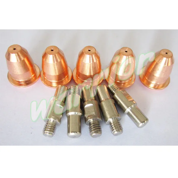 10pcs Consumables Kit Electrodes Nozzles For Tranfimet Air Cooled Plasma Cutting Torch s45
10pcs Consumables Kit Electrodes Nozzles For Tranfimet Air Cooled Plasma Cutting Torch s45
