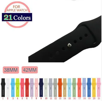 Soft Silicone Replacement Sport Band For Apple Watch Series 1/2/3 42mm 38mm Wrist Bracelet Strap for iWatch Sports
Soft Silicone Replacement Sport Band For Apple Watch Series 1/2/3 42mm 38mm Wrist Bracelet Strap for iWatch Sports