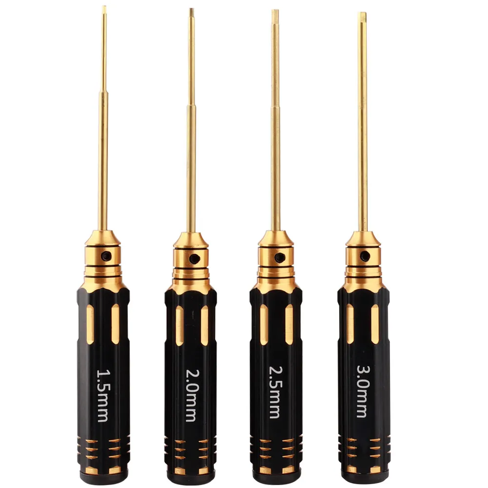 1.5mm 2.0mm 2.5mm 3.0mm Phillips Screwdriver Cross Screw Driver Non-slip Titanium Plating Process Repairing Tool for RC Aircraft
1.5mm 2.0mm 2.5mm 3.0mm Phillips Screwdriver Cross Screw Driver Non-slip Titanium Plating Process Repairing Tool for RC Aircraft