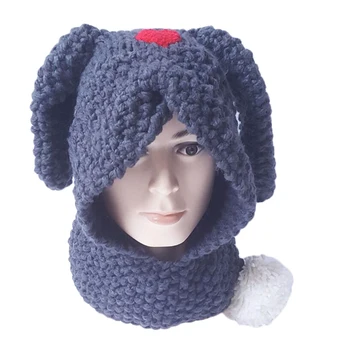 Kid Children Big Ear Knitted Hooded Shawl Scarf Winter Autumn Cap Hat Ear Covering Warm Keeping
Kid Children Big Ear Knitted Hooded Shawl Scarf Winter Autumn Cap Hat Ear Covering Warm Keeping