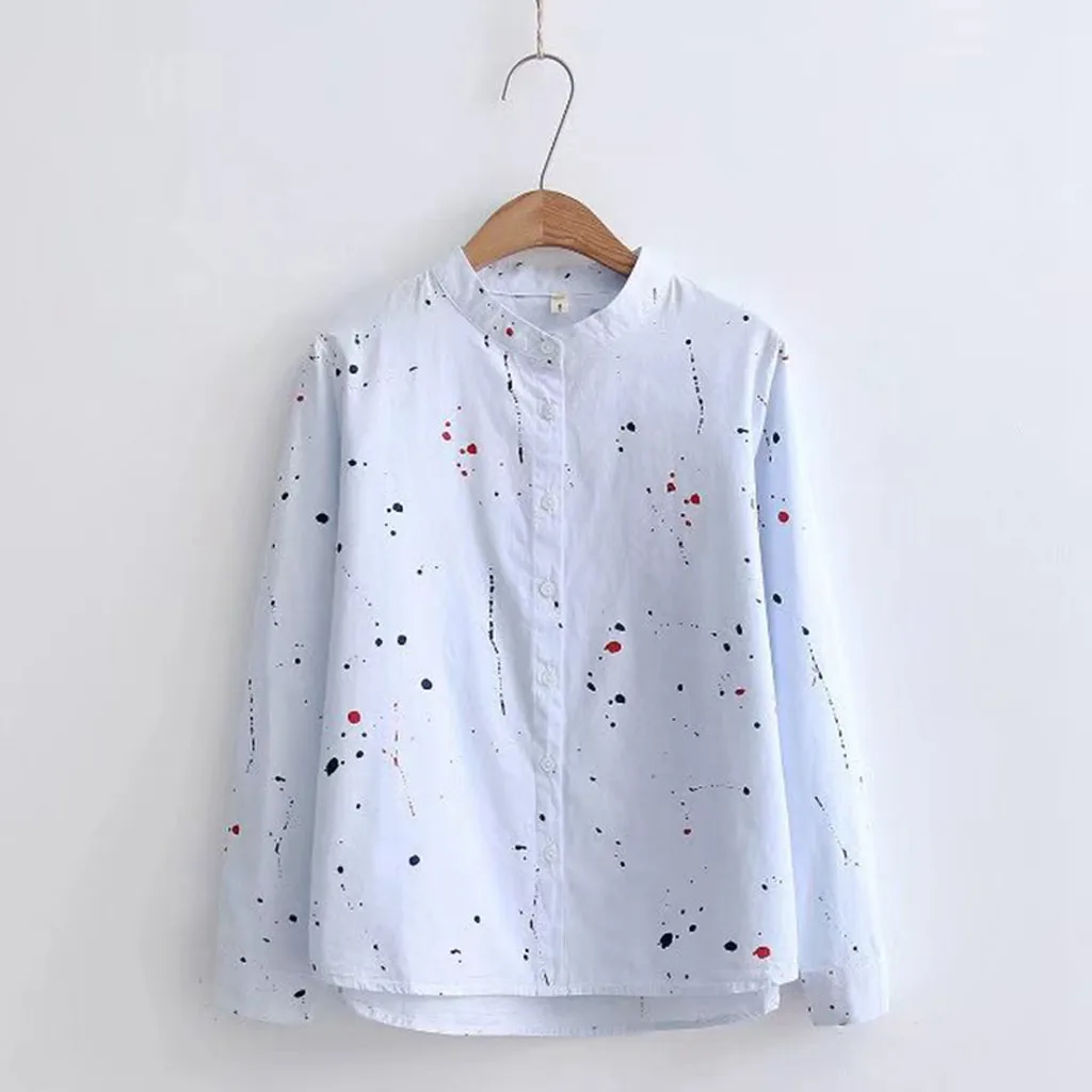 feitong Blouses Women 2019 Summer Fashion Long Sleeve Colorful Dot Print Button Korean Shirt Office Lady Blouses рубашки женские
feitong Blouses Women 2019 Summer Fashion Long Sleeve Colorful Dot Print Button Korean Shirt Office Lady Blouses рубашки женские