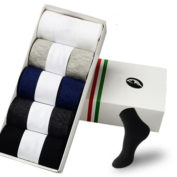 5 Pair/Lot High Quality Casual Men's Business Socks For Men Cotton Brand Crew Autumn Winter Socks Meias Homens EU 39-45
5 Pair/Lot High Quality Casual Men's Business Socks For Men Cotton Brand Crew Autumn Winter Socks Meias Homens EU 39-45