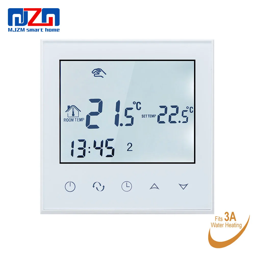 MJZM 3A03-2 Programmable Floor Heating LCD Thermostat Room Temperature Controller Thermoregulator for Water SystemWhite/Blue
MJZM 3A03-2 Programmable Floor Heating LCD Thermostat Room Temperature Controller Thermoregulator for Water SystemWhite/Blue