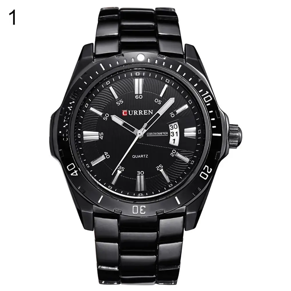 Hot Stainless Steel Band Analog Quartz Date Display Numbers Scale Dial Wristwatch
Hot Stainless Steel Band Analog Quartz Date Display Numbers Scale Dial Wristwatch