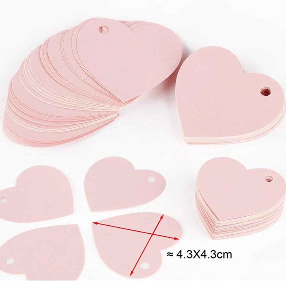 4.3*4.3cm 50pcs/pack Price Label Pink Heart Shape Garment labels Kraft Paper Card Wedding Favour Gift Tag DIY Tag Party Favor
4.3*4.3cm 50pcs/pack Price Label Pink Heart Shape Garment labels Kraft Paper Card Wedding Favour Gift Tag DIY Tag Party Favor