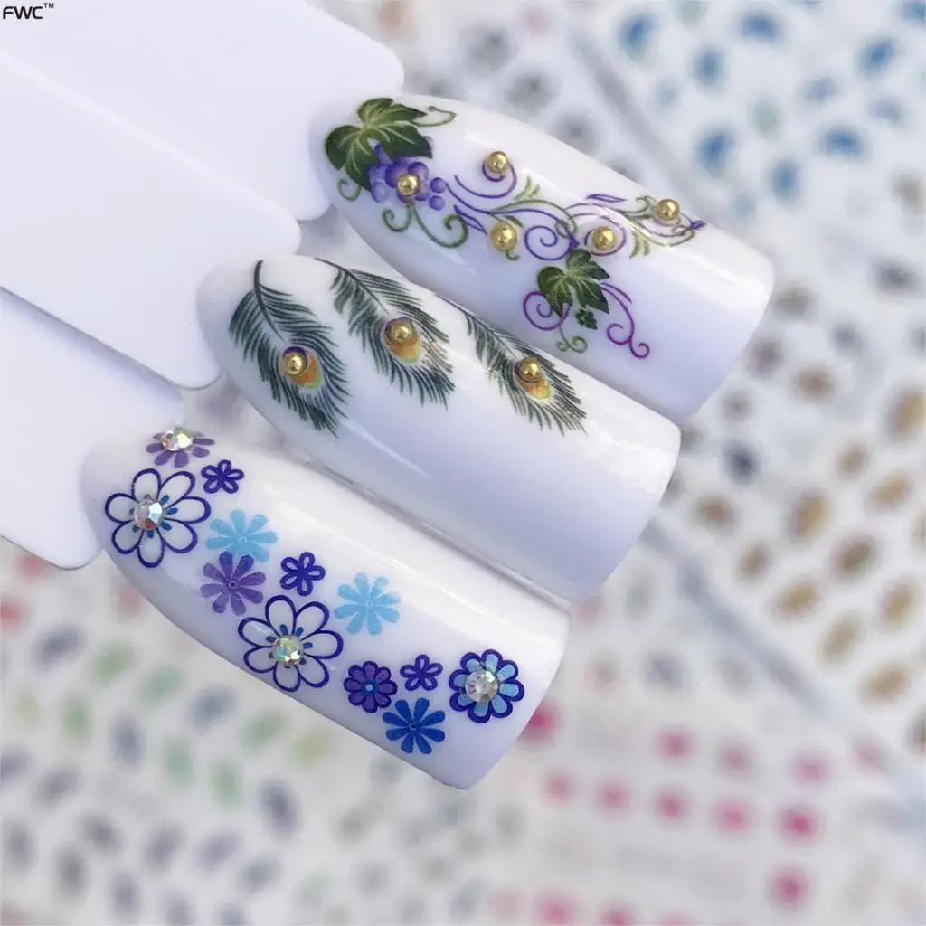 ZKO 60 Sheets Mixed Nail Art Sticker 60 Designs Sticker for Nail Tip Decor Beauty Adhesive Nail Decal Craft Accessories
ZKO 60 Sheets Mixed Nail Art Sticker 60 Designs Sticker for Nail Tip Decor Beauty Adhesive Nail Decal Craft Accessories