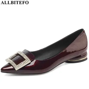 ALLBITEFO real genuine leather women heels high thick heel shoes spring autumn Square buckle Rhinestone high heel shoes
ALLBITEFO real genuine leather women heels high thick heel shoes spring autumn Square buckle Rhinestone high heel shoes