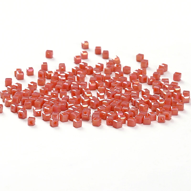 NEW Austria Glamour glass beads Orange Red AB 100pc 2mm Square-shape Crystal Beads Austria Crystal Cube Beads Loose Beads C-1
NEW Austria Glamour glass beads Orange Red AB 100pc 2mm Square-shape Crystal Beads Austria Crystal Cube Beads Loose Beads C-1
