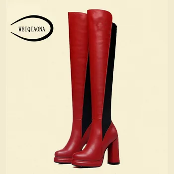 WEIQIAONA 2019 Winter Sexy Snow Boot Women Shoes Round Toe Fashion Sexy High Heel Over-the-Knee Motorcycle Boots Ladies Shoes
WEIQIAONA 2019 Winter Sexy Snow Boot Women Shoes Round Toe Fashion Sexy High Heel Over-the-Knee Motorcycle Boots Ladies Shoes