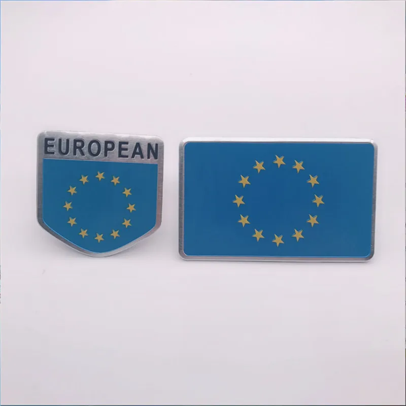 Automobile Motorcycle Exterior Accessories EU European Union Europe Flag Aluminum Alloy Car Stickers
Automobile Motorcycle Exterior Accessories EU European Union Europe Flag Aluminum Alloy Car Stickers