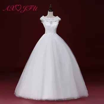 AXJFU flower wedding dress bride double-shoulder lace wedding dress slit neckline autumn and winter wedding dress S
AXJFU flower wedding dress bride double-shoulder lace wedding dress slit neckline autumn and winter wedding dress S
