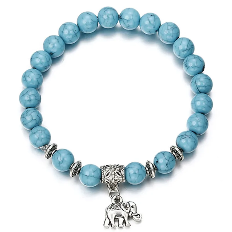 New Fashion Light Blue Color Beaded Handmade Bracelet With Elephant Decorated Women's Bangle Wholesale Jewelry NS44
New Fashion Light Blue Color Beaded Handmade Bracelet With Elephant Decorated Women's Bangle Wholesale Jewelry NS44