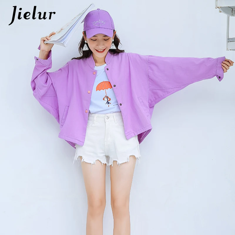 Jielur Denim Jacket for Women's Korean Autumn Bomber Jackets Winter Jeans Coat Ladies Harajuku Boyfriends Streetwear Veste Femme
Jielur Denim Jacket for Women's Korean Autumn Bomber Jackets Winter Jeans Coat Ladies Harajuku Boyfriends Streetwear Veste Femme