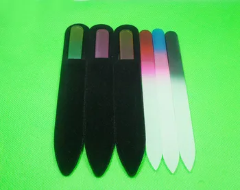 5 1/2" Glass Nail Files Crystal File Nail Buffer With Protective Black Sleeve Colorful 12X NF014
5 1/2" Glass Nail Files Crystal File Nail Buffer With Protective Black Sleeve Colorful 12X NF014
