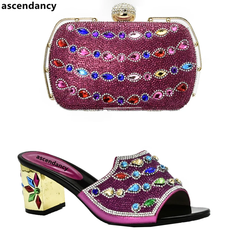 New Fuchsia Color African Matching Shoes and Bags Italian In Women Shoes and Bag Set African Sets 2018 African Shoe and Bag Set
New Fuchsia Color African Matching Shoes and Bags Italian In Women Shoes and Bag Set African Sets 2018 African Shoe and Bag Set