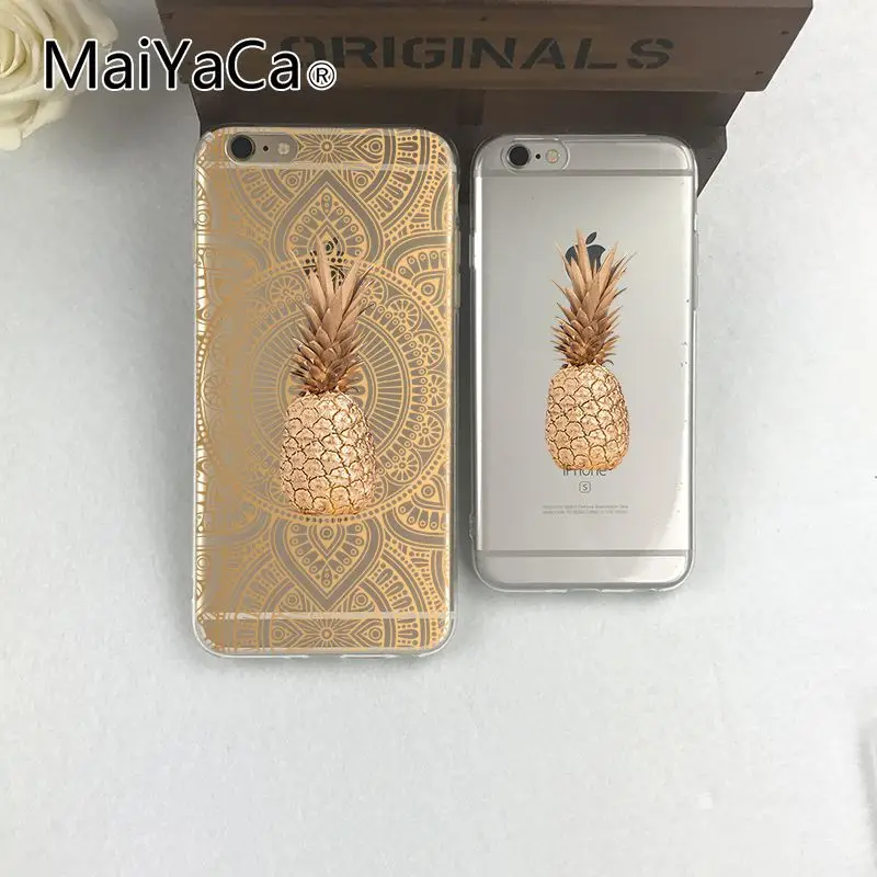 Golden Pineapple Transparent case For iphone 7 SE Girl gift Phone Cover For iphone X 8 8plus 6 6s 5c 5s case Golden mandala
Golden Pineapple Transparent case For iphone 7 SE Girl gift Phone Cover For iphone X 8 8plus 6 6s 5c 5s case Golden mandala