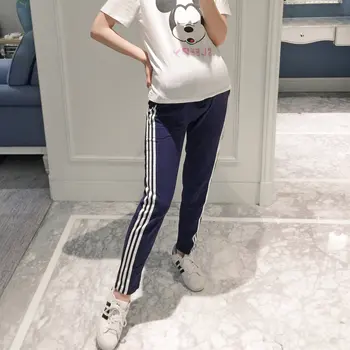 Maternity Women Full Length Self-tie Elastic Waist Pant Fashion Pregnant Belly Care Striped Thick Warm Fleece Sports Trousers
Maternity Women Full Length Self-tie Elastic Waist Pant Fashion Pregnant Belly Care Striped Thick Warm Fleece Sports Trousers