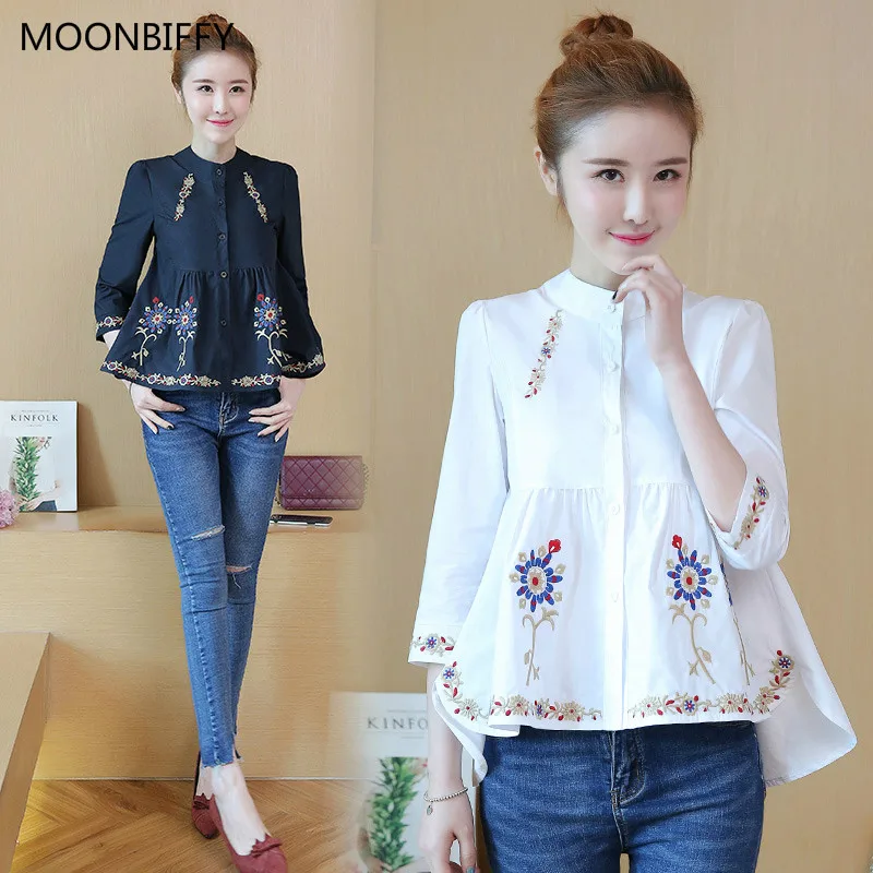 2018 Pregnant Women Pregnancy Clothing New Waist Pleated Embroidery Cotton Maternity Shirt Summer Blouse Tops Clothes
2018 Pregnant Women Pregnancy Clothing New Waist Pleated Embroidery Cotton Maternity Shirt Summer Blouse Tops Clothes