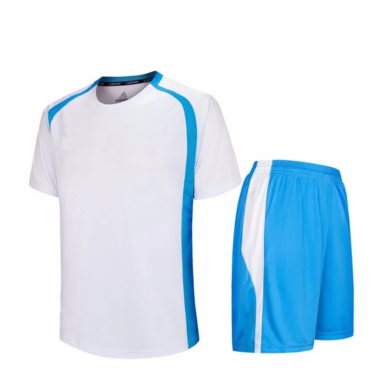 2018 New Men Sport Football Soccer Jerseys Uniforms futbol Training suit Breathable Short jersey set shirts Pants DIY Customized 2018 New Men Sport Football Soccer Jerseys Uniforms futbol Training suit Breathable Short jersey set shirts Pants DIY Customized