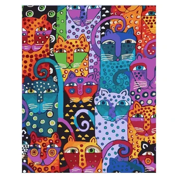 Abstract cat head Hand Made Paint High Quality Canvas Beautiful Painting By Numbers Surprise Gift Great Accomplishment
Abstract cat head Hand Made Paint High Quality Canvas Beautiful Painting By Numbers Surprise Gift Great Accomplishment