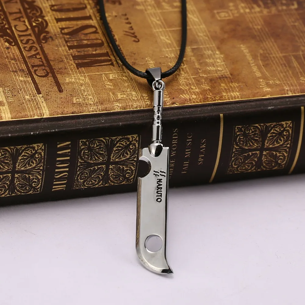 NARUTO Necklace 1 knife Logo Pendant Leather Rope Cosplay Anime Jewelry anime high quality
NARUTO Necklace 1 knife Logo Pendant Leather Rope Cosplay Anime Jewelry anime high quality