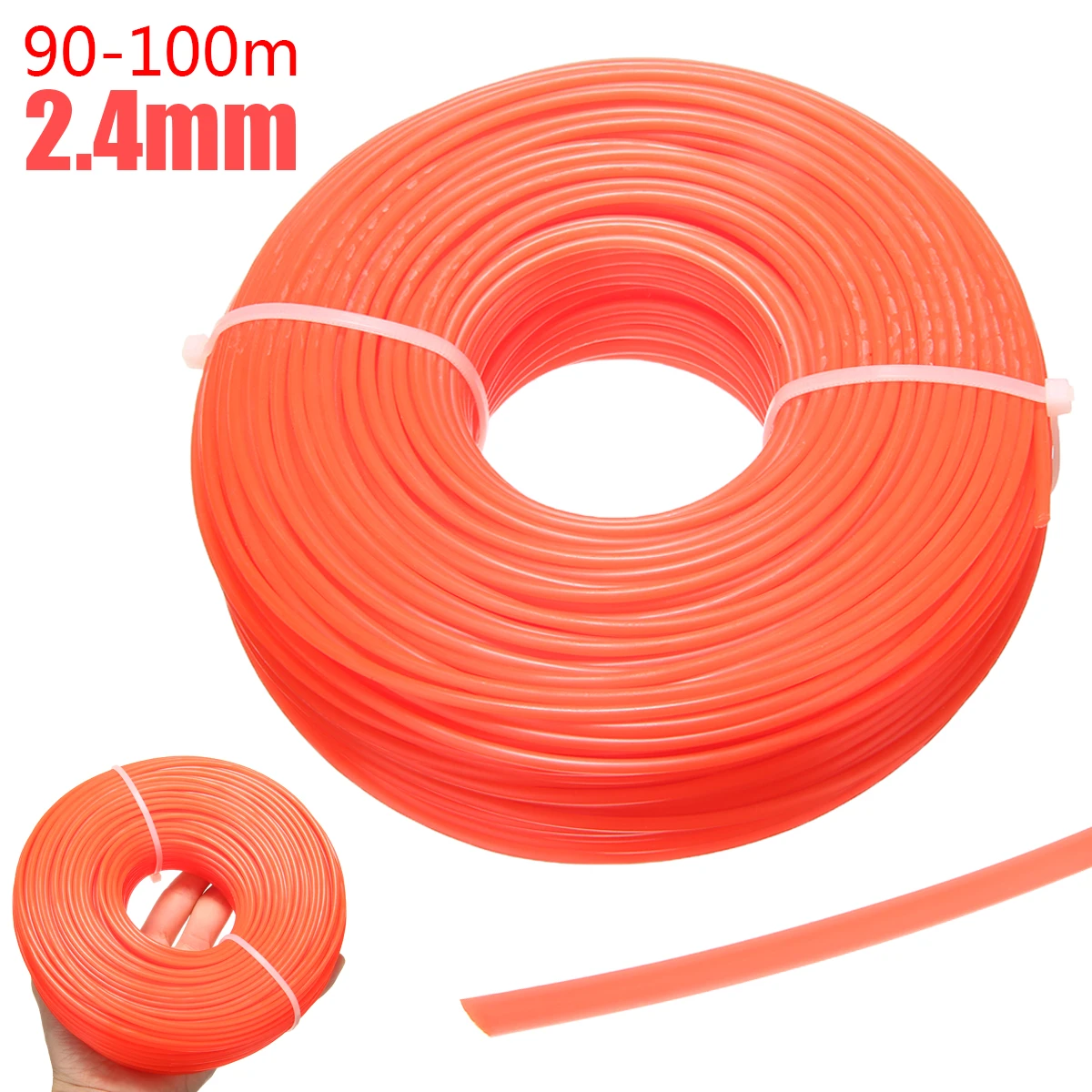 1 Roll Red Trimmer Line Rope 2.4mm Trimmer Rope 90-100M Lawn Mower String Nylon Trimmer Line Rope Replacement Thread Spool
1 Roll Red Trimmer Line Rope 2.4mm Trimmer Rope 90-100M Lawn Mower String Nylon Trimmer Line Rope Replacement Thread Spool