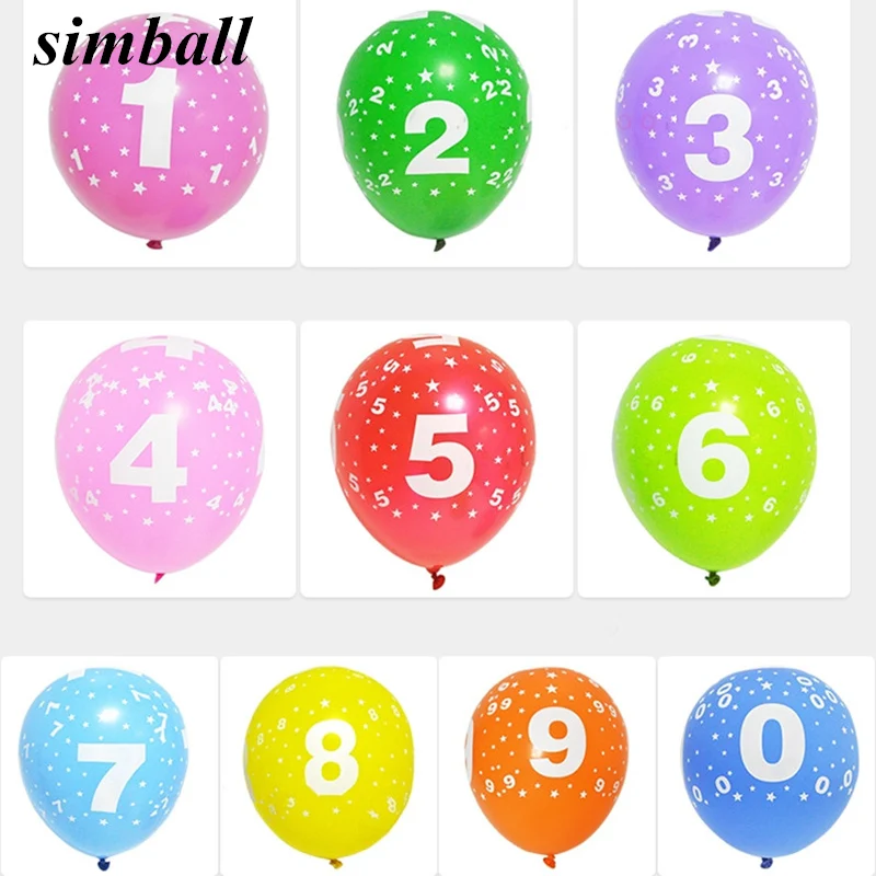 10pcs 12inch Birthday Balloons Happy Birthday Printed 0-9 Number Latex Balloons for Boys Girls Birthday Party Decorations Globos
10pcs 12inch Birthday Balloons Happy Birthday Printed 0-9 Number Latex Balloons for Boys Girls Birthday Party Decorations Globos