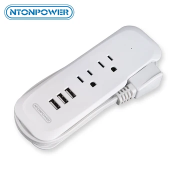 NTONPOWER Portable Travel Power Strip 2 AC 3 USB Electric Plug with US Socket 38 CM Short Extension Cord Mini Travel Charger
NTONPOWER Portable Travel Power Strip 2 AC 3 USB Electric Plug with US Socket 38 CM Short Extension Cord Mini Travel Charger