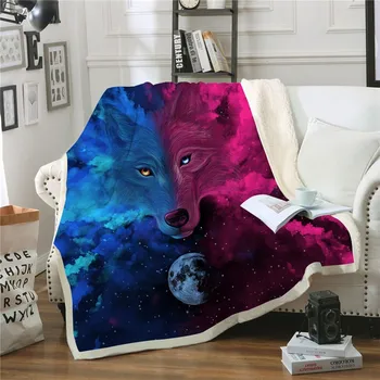 Wolf Animal 3D Print Sherpa Blanket Popular Plush Blanket Washable Bedspread Office Airplane Bedding Fashion Quilts
Wolf Animal 3D Print Sherpa Blanket Popular Plush Blanket Washable Bedspread Office Airplane Bedding Fashion Quilts