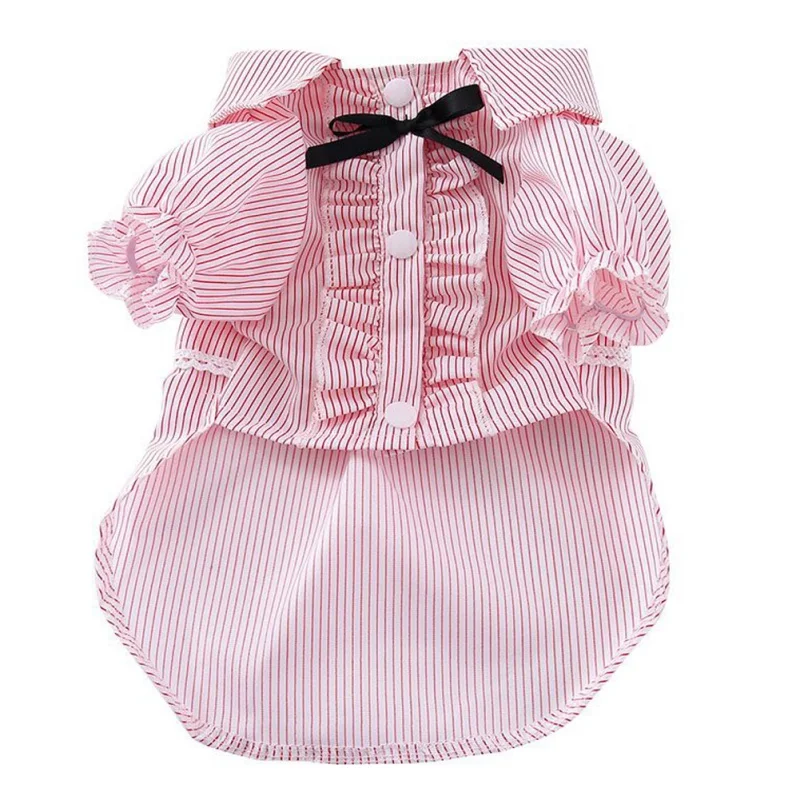 Dog Striped Autumn Winter Clothes Bow Pet Dogs Coat Jackets Princess Pets Clothing Dog Accessories
Dog Striped Autumn Winter Clothes Bow Pet Dogs Coat Jackets Princess Pets Clothing Dog Accessories