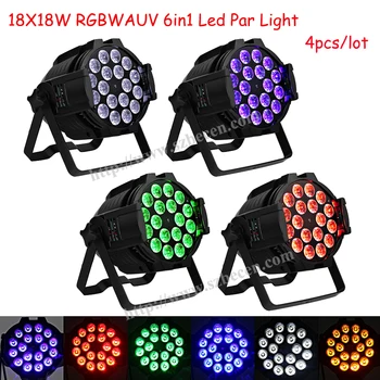 Wihtout Fee 4pcs/lot LED Par Can 6in1 18x18W RGBWA UV Wash Light For Event Disco Party
Wihtout Fee 4pcs/lot LED Par Can 6in1 18x18W RGBWA UV Wash Light For Event Disco Party