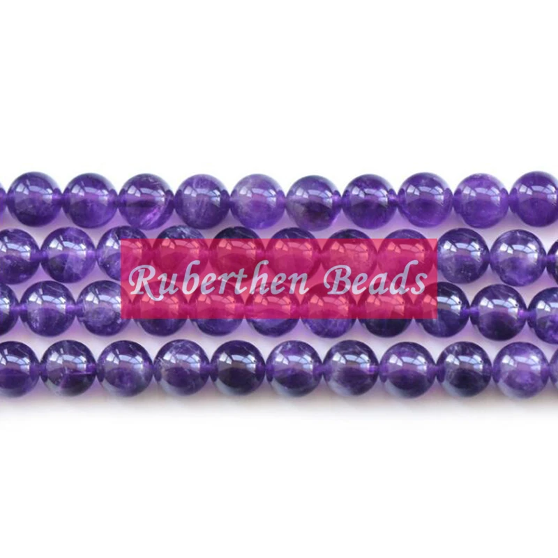 Ruberthen Trendy High Quantity Natural Stone Wholesale Amethysts Purple Crystal Loose Round Bead Best Jewelry Making Accessory
Ruberthen Trendy High Quantity Natural Stone Wholesale Amethysts Purple Crystal Loose Round Bead Best Jewelry Making Accessory