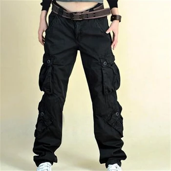 Woman Spring Plus Size Mid Elastic Waist Pockets Straight 100% Cotton Cargo Pants Female Autumn Oversized Loose Trousers
Woman Spring Plus Size Mid Elastic Waist Pockets Straight 100% Cotton Cargo Pants Female Autumn Oversized Loose Trousers