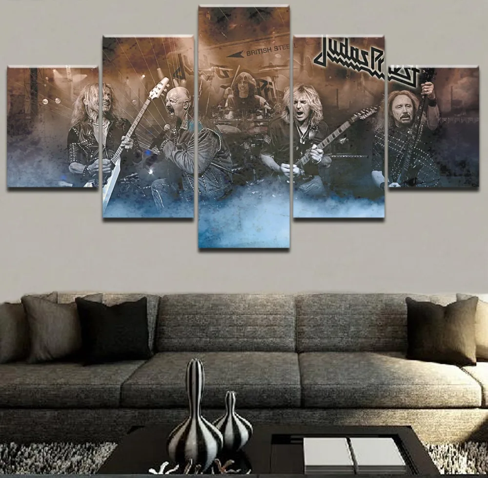 5 Pieces Heavy Metal Judas Priest Poster Canvas Wall Art Picture Home Decoration Living Room Canvas Printed Modern Painting
5 Pieces Heavy Metal Judas Priest Poster Canvas Wall Art Picture Home Decoration Living Room Canvas Printed Modern Painting