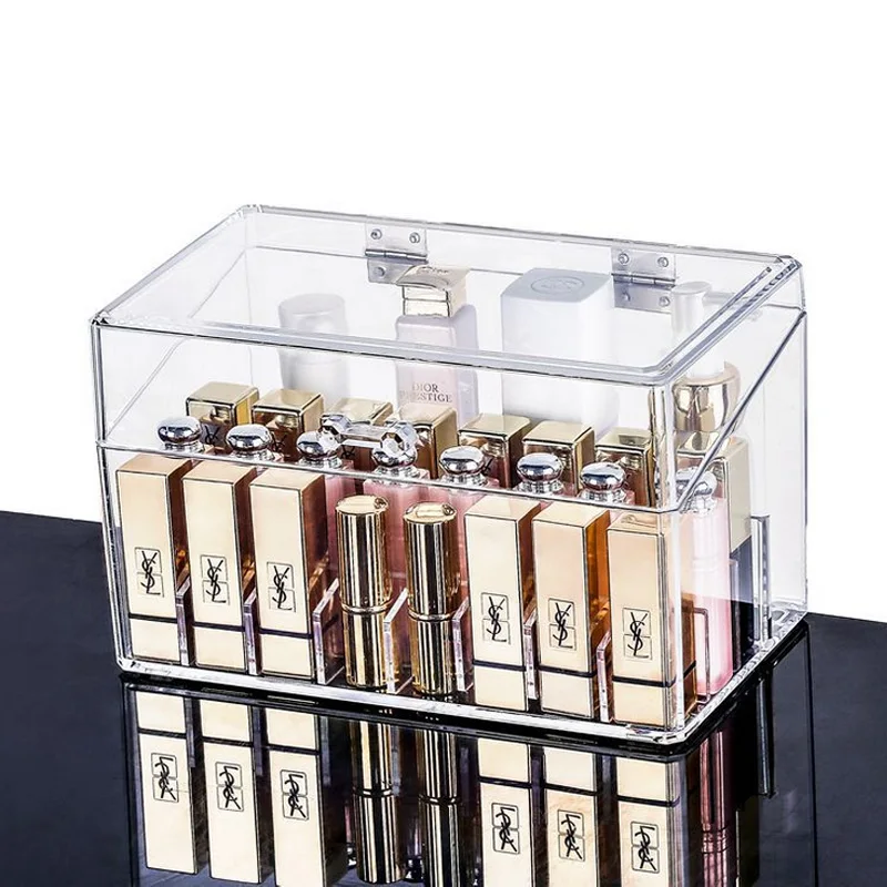 Clear Acrylic Plastic Covered Nail Polish Rack Lipstick Cosmetic Holder Makeup Brush Make Up Storage Organizer Box Drawer Shelf
Clear Acrylic Plastic Covered Nail Polish Rack Lipstick Cosmetic Holder Makeup Brush Make Up Storage Organizer Box Drawer Shelf
