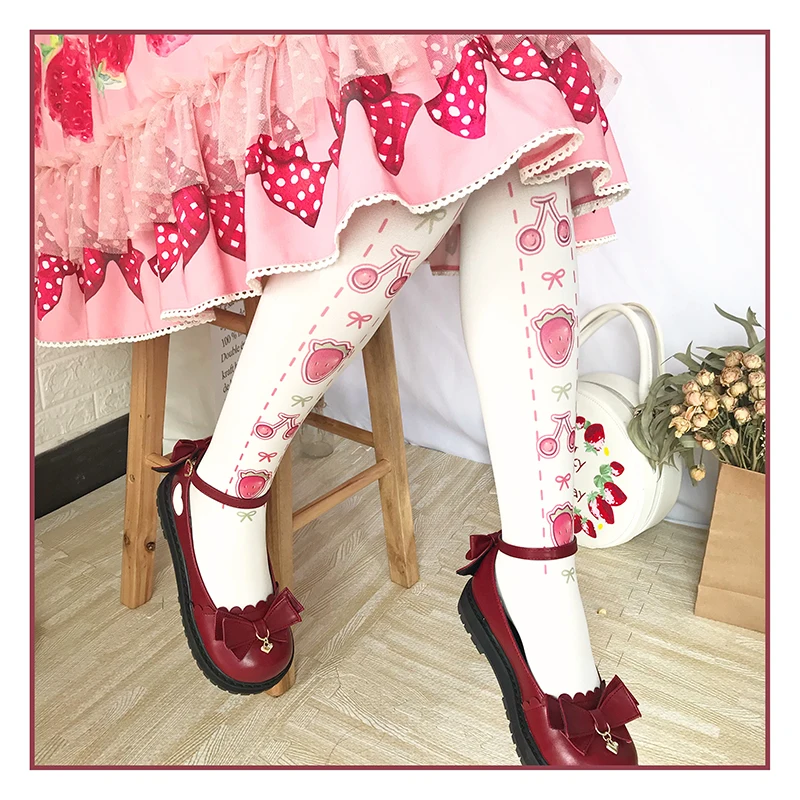 Spring of cherries strawberry Lolita socks female conjoined velvet in the summer of 120 d department of pantyhose sweet Lolita
Spring of cherries strawberry Lolita socks female conjoined velvet in the summer of 120 d department of pantyhose sweet Lolita
