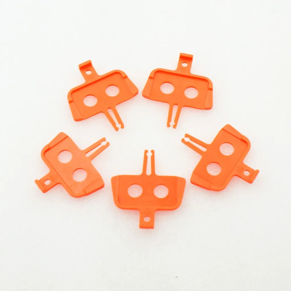 Hydraulic Disc Brake Pads Spacer, instert of disc brake pads, 5 pcs per order. Red color, for SHIMANO, TEKTRO and other bands
Hydraulic Disc Brake Pads Spacer, instert of disc brake pads, 5 pcs per order. Red color, for SHIMANO, TEKTRO and other bands