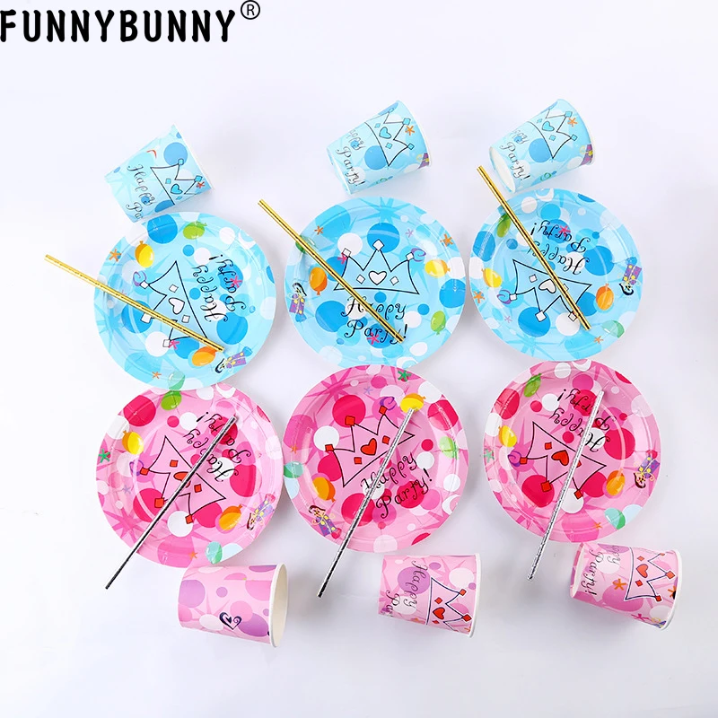FUNNYBUNNY 10PCS Disposable Paper Crown Plates Birthday Party Tableware DIY Decoracion Para Fiestas First Birthday Girl Party
FUNNYBUNNY 10PCS Disposable Paper Crown Plates Birthday Party Tableware DIY Decoracion Para Fiestas First Birthday Girl Party