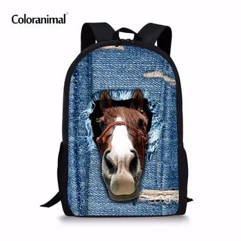 Coloranimal 3D Blue Denim Animal Pattern Large Pupil Children Kids Teenager Girl Boys Mochilas Schoolbags Crazy Horse Backpack
Coloranimal 3D Blue Denim Animal Pattern Large Pupil Children Kids Teenager Girl Boys Mochilas Schoolbags Crazy Horse Backpack