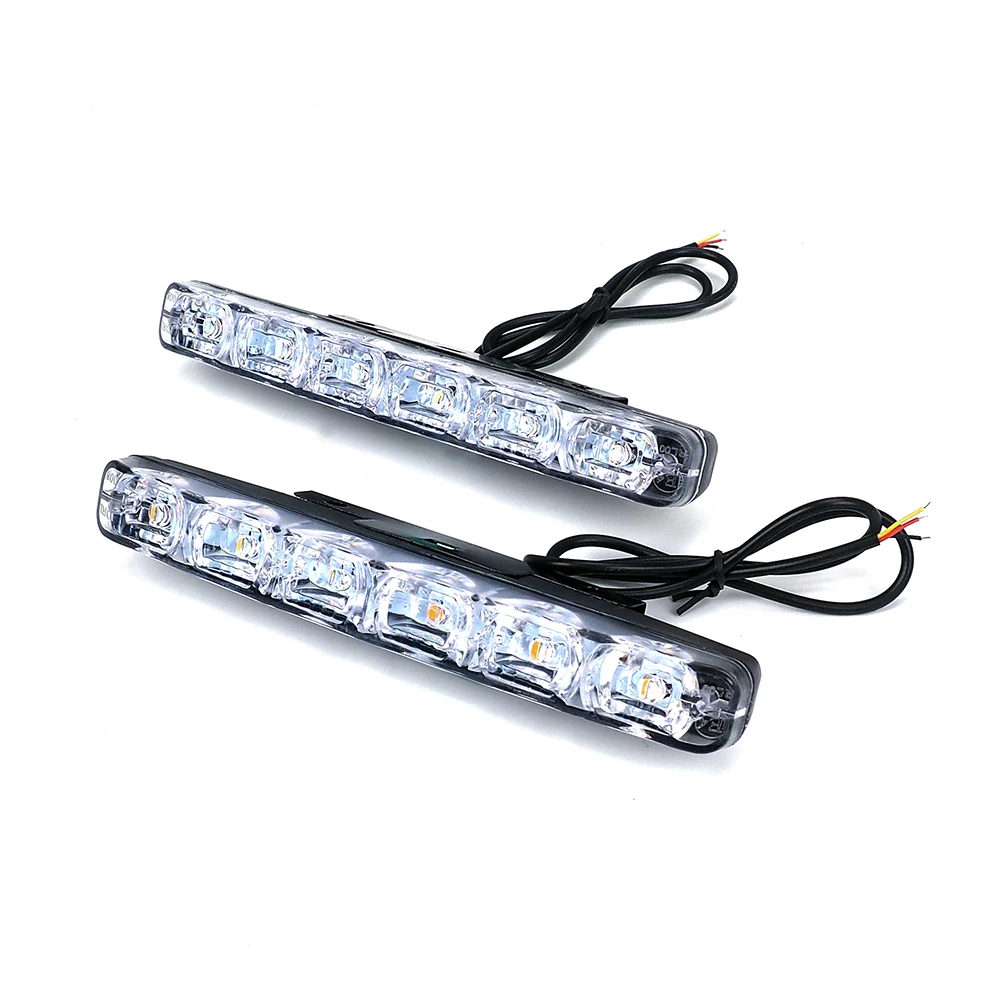 2Pcs 6 LEDs Car Daytime Running Lights Car-styling DRL Car Daytime Lamp Auto Fog Light Super Bright Waterproof 12V For Audi A6
2Pcs 6 LEDs Car Daytime Running Lights Car-styling DRL Car Daytime Lamp Auto Fog Light Super Bright Waterproof 12V For Audi A6