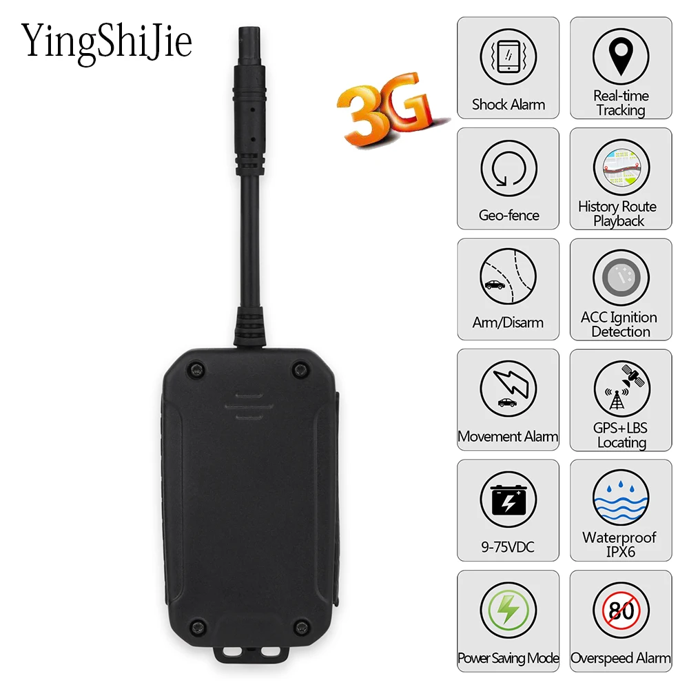 YingShiJie 3g Car GPS Tracker Tracking Device vehicle Locator Remote Control Real Time Monitoring System APP track oil off power
YingShiJie 3g Car GPS Tracker Tracking Device vehicle Locator Remote Control Real Time Monitoring System APP track oil off power