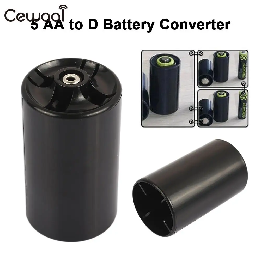 AA To D Size Battery Adapter Tourism Trip Family Lightweight Mini Traveling Home Household Battery Converter Portable
AA To D Size Battery Adapter Tourism Trip Family Lightweight Mini Traveling Home Household Battery Converter Portable