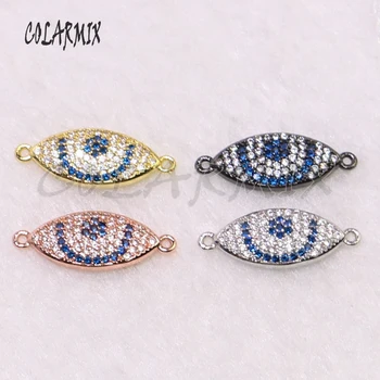 20 Pcs Tiny eye shape charms zircon crystal stone Charms bracelet making Double hoop jewelry charms mix color jewelry 5355
20 Pcs Tiny eye shape charms zircon crystal stone Charms bracelet making Double hoop jewelry charms mix color jewelry 5355