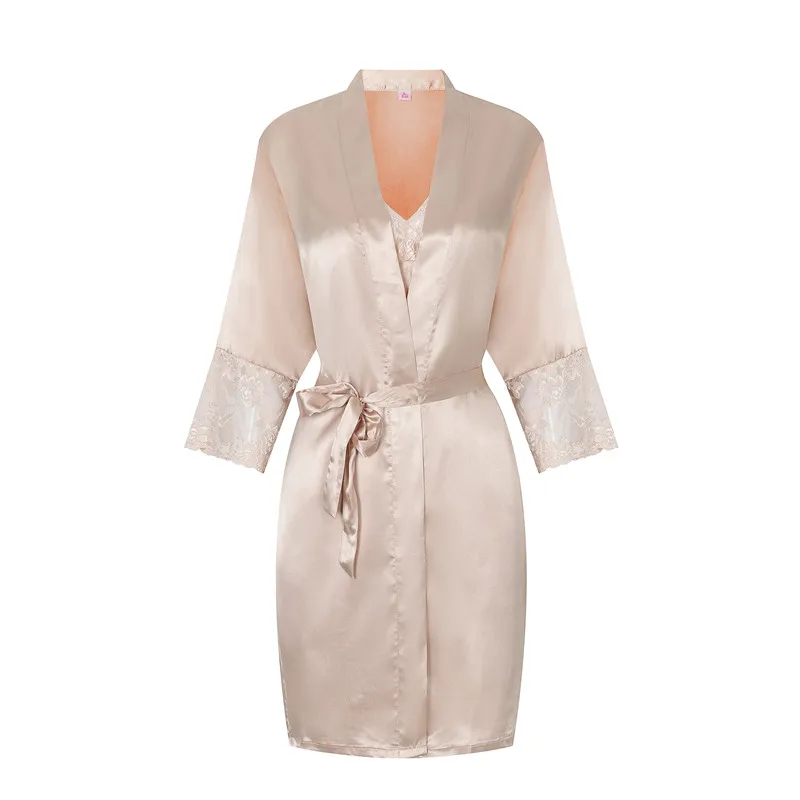 Hot Sale Female Summer Faux Silk Bathrobe Nightwear Women Casual Robe Dress Gown Sexy Mini Print Flower Pajamas One Size WR050
Hot Sale Female Summer Faux Silk Bathrobe Nightwear Women Casual Robe Dress Gown Sexy Mini Print Flower Pajamas One Size WR050