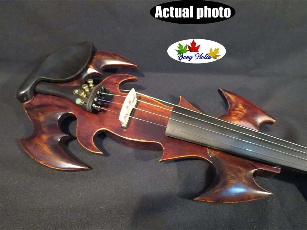 Hand carved SONG Brand master 4/4 electric violin, crazy -1 streamline model
Hand carved SONG Brand master 4/4 electric violin, crazy -1 streamline model