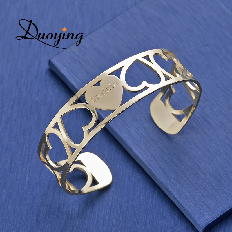 Duoying 2019 bracelet friendship custom cuff bracelet personalized bangle bracelet with engraving for women BRK71
Duoying 2019 bracelet friendship custom cuff bracelet personalized bangle bracelet with engraving for women BRK71