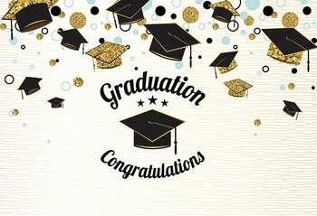 HUAYI Graduated Photo Background Golden Black Graduation Cap Photography Backdrop Graduation Party Decoration Photocall w-1415
HUAYI Graduated Photo Background Golden Black Graduation Cap Photography Backdrop Graduation Party Decoration Photocall w-1415