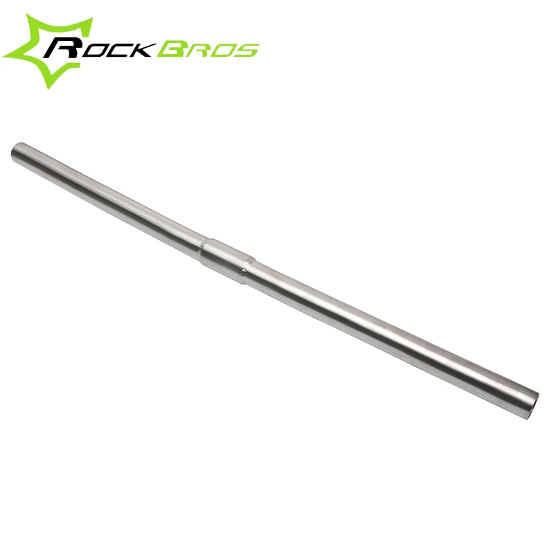 ROCKBROS Cycling Bicycle Parts Titanium Alloy S-TYPE Flat Handlebar Folding Bike Handlebar 25.4mm for Brompton Tern 
ROCKBROS Cycling Bicycle Parts Titanium Alloy S-TYPE Flat Handlebar Folding Bike Handlebar 25.4mm for Brompton Tern